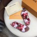 Louis Vuitton LV Escale Palma Flat Sandals Red