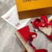 Louis Vuitton LV Escale Starboard Flat Espadrille Red