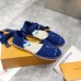 Louis Vuitton LV Escale Starboard Flat Espadrille Blue