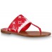 Louis Vuitton LV Escale Palma Flat Thong Red