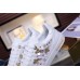 Louis Vuitton Frontrow Sneaker In White Leather With Flowers