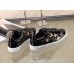 Louis Vuitton Frontrow Sneaker In Black Leather With Flowers