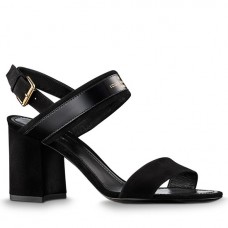 Louis Vuitton Black Wordplay Sandals