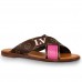 Louis Vuitton Panorama Flat Mule Monogram