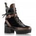 Louis Vuitton Black Laureate Platform Desert Boot