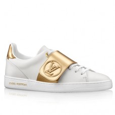 Louis Vuitton LV Frontrow Sneaker In White Leather