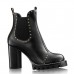 Louis Vuitton Black Rockabily Ankle Boot