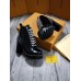 Louis Vuitton Black Leather Star Trail Ankle Boot