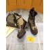 Louis Vuitton Taupe Laureate Platform Desert Boot
