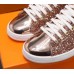 Louis Vuitton Gold Glitter Frontrow Sneaker