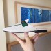 Gucci Princetown Canvas Slippers With Green Leather Trim