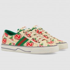 Gucci Women's Tennis 1977 Sneakers With Apple Print