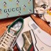 Gucci Women's Tennis 1977 Sneakers In GG Canvas