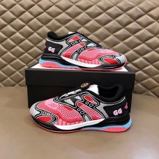 Gucci Women's Ultrapace R Sneakers In Pink Knit Fabric