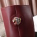 Gucci Boots In Bordeaux Leather with Tiger Head