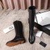 Gucci Boots In Black Leather with Tiger Head