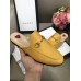 Gucci Princetown Slippers In Yellow GG Lame