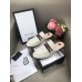 Gucci White Princetown Slippers With Web and Horsebit