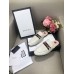 Gucci White Princetown Slippers With Web and Horsebit