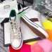 Gucci Women's Tennis 1977 High Top Sneakers In White GG Fabric