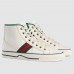 Gucci Women's Tennis 1977 High Top Sneakers In White GG Fabric