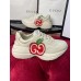 Gucci Women's Rhyton Sneakers With GG Apple Print