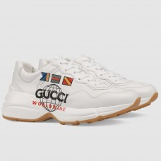 Gucci Women's Rhyton Sneakers With Worldwide Print