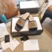 Gucci Slide Sandals In GG Matelasse Canvas