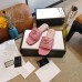 Gucci Slide Sandals In Pink Matelasse Leather With Double G