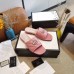 Gucci Slide Sandals In Pink Matelasse Leather With Double G