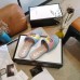 Gucci Slide Sandals In Multicolored Leather With Double G