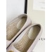 Gucci White Leather Espadrilles With Double G