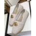 Gucci White Leather Espadrilles With Double G