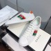 Gucci Women's White Ace Sneaker With Interlocking G