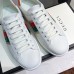 Gucci Women's White Ace Sneaker With Interlocking G