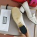 Gucci Fringed Pumps 50mm In White Leather