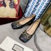 Gucci Black Leather Pumps 75mm With Horsebit