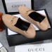 Gucci Foldable Slim Horsebit Loafers In Brown Leather