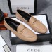 Gucci Foldable Slim Horsebit Loafers In Brown Leather