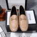 Gucci Foldable Slim Horsebit Loafers In Brown Leather