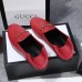 Gucci Foldable Slim Horsebit Loafers In Red Leather