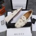 Gucci Jordaan Embroidered Loafers In White Leather