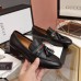 Gucci Black Loafers With Web and Interlocking G