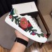 Gucci White Women Ace Embroidered Floral Sneaker