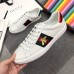 Gucci White Women Ace Embroidered Bee Sneaker