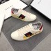 Gucci White Women Ace Sneaker With Guccy Print