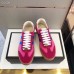 Gucci Women G74 Nylon Sneaker With Web