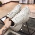 Gucci Women's Rhyton Distressed Leather Sneaker
