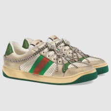 Gucci Women's Screener Sneakers With Crystals