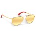 Louis Vuitton Gold The Party Sunglasses Z0910U